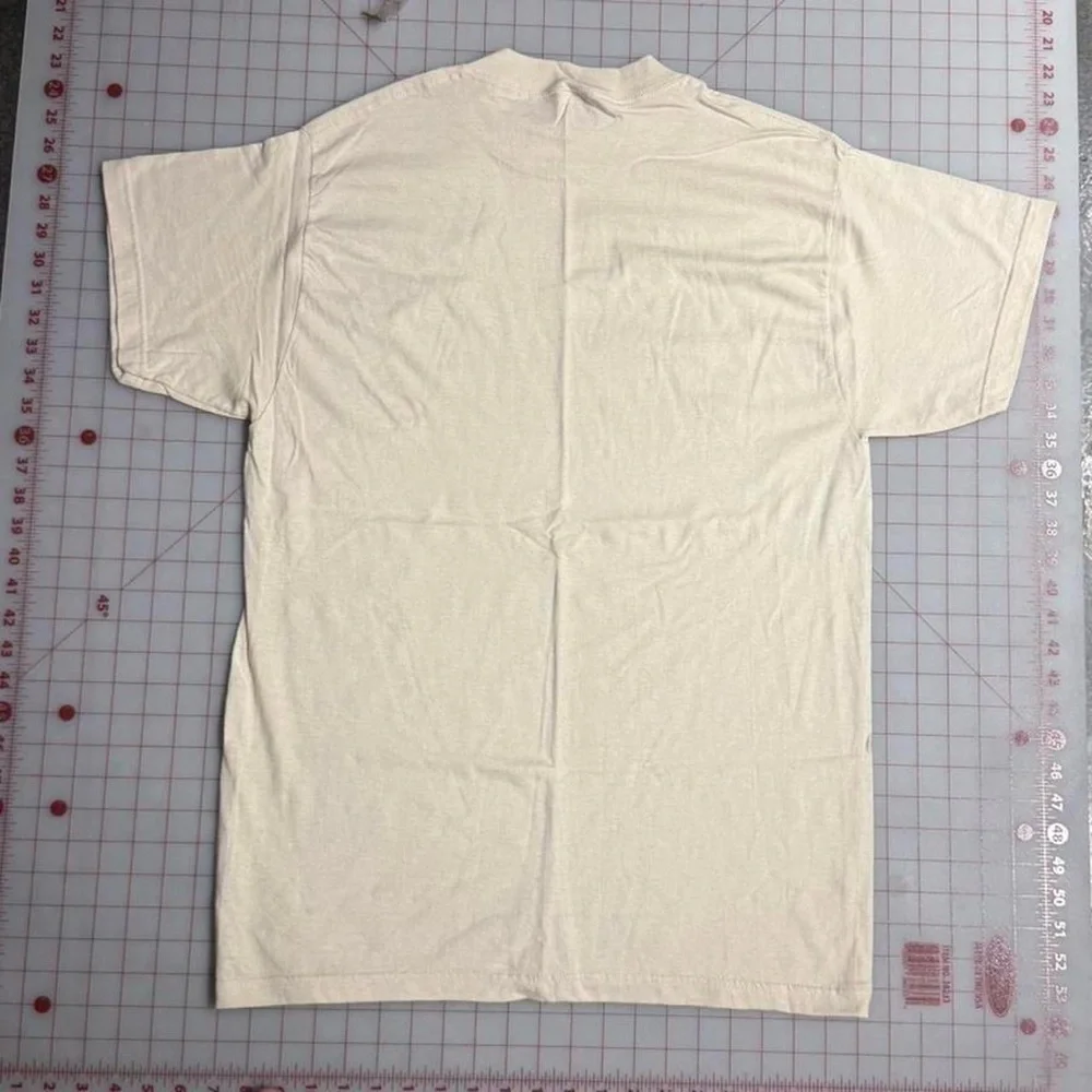 VINTAGE GOLF TOP SAIL ISLAND NC CREAM TEE LARGE NWT - Picture 7 of 8